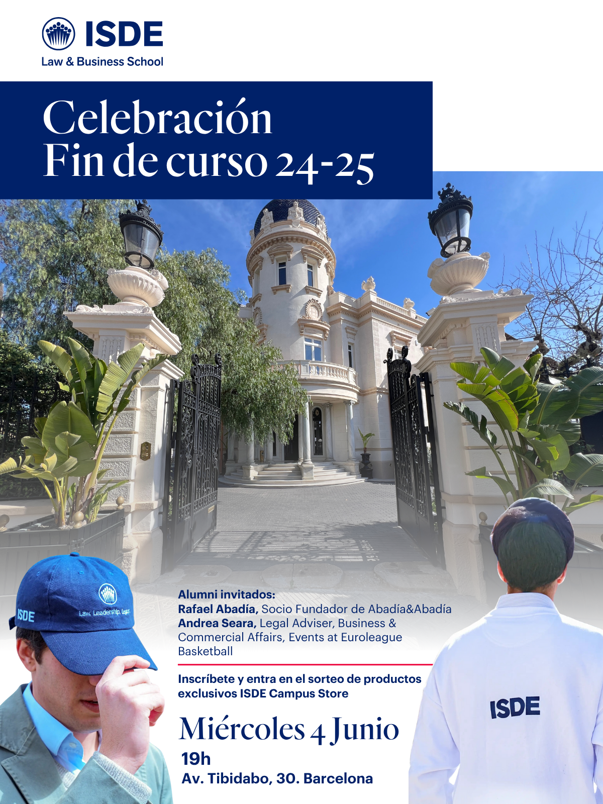 Celebración Fin de Curso 24-25 – ISDE Barcelona