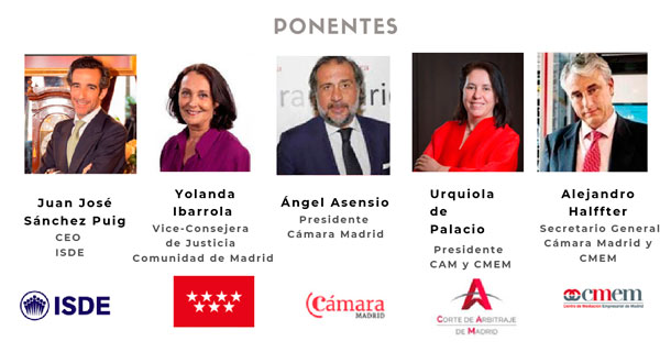 Inaugural session of the Master in Business Law, Arbitration and ADR