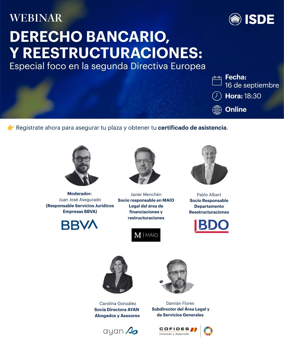 Derecho Bancario y Reestructuraciones: especial foco en la segunda Directiva Europea
